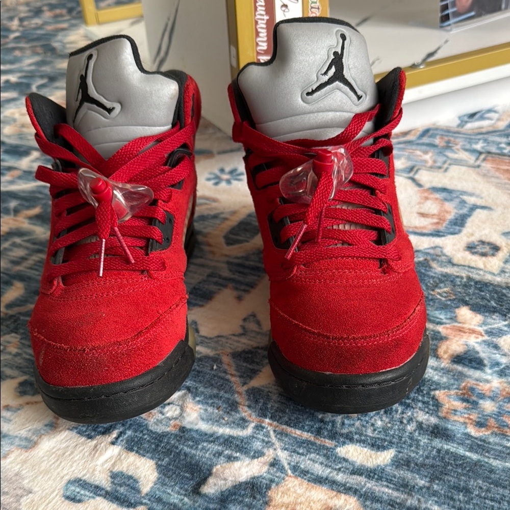 Kids Red Jordan Sneakers